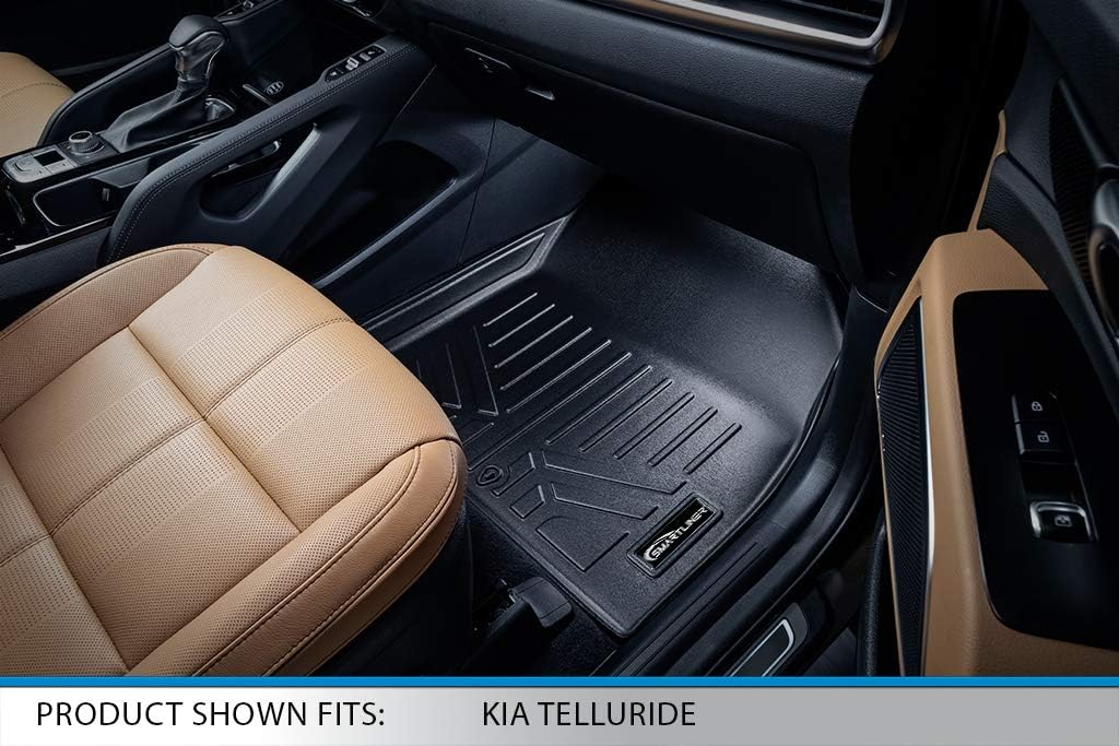 Black 3 Row & Cargo Liner Floor Mat Set Q8558