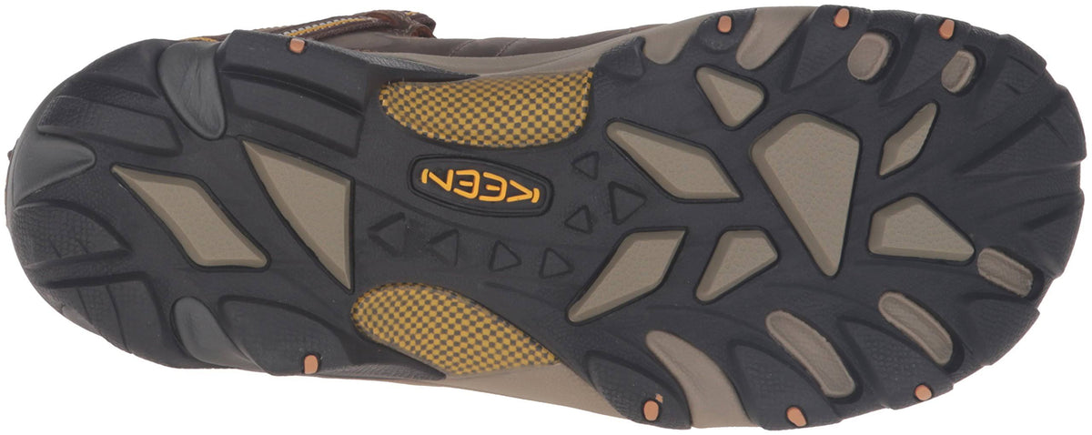 Cascade Brown/Golden Yellow Wide Hiking Boots B666092