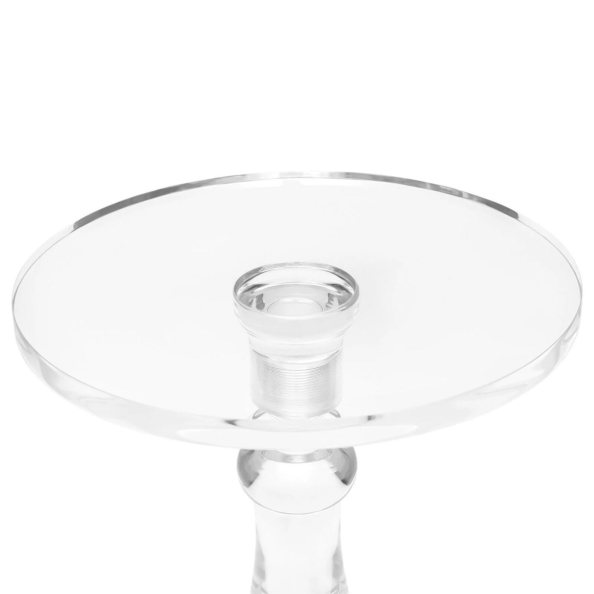 Clear Acrylic Round End Table C931