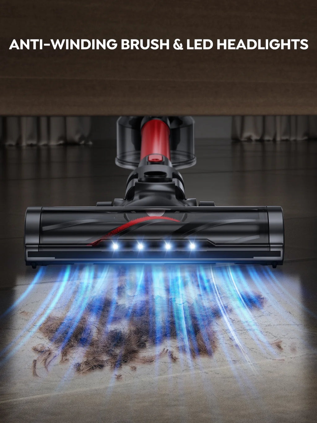 Cordless Stick Vacuum Cleaner 450W 38Kpa Detachable Battery X6882