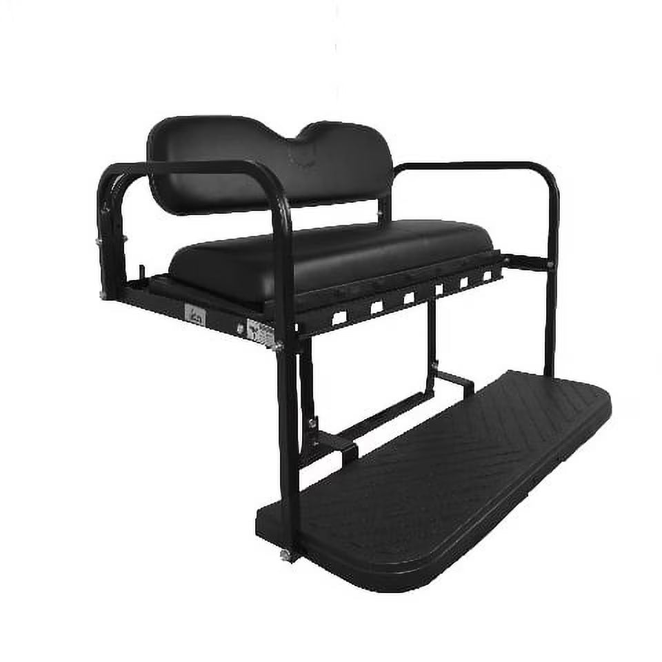 Black Rear Flip Seat for Club Car Golf Cart Y365