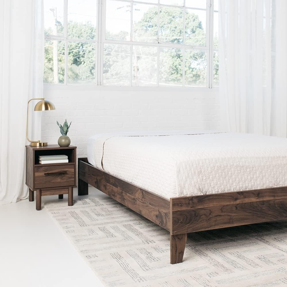 Full Mid-Century Modern Platform Bed A869942