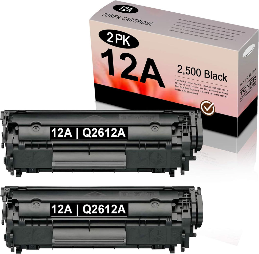 2 Pack Black Toner Cartridge H38334