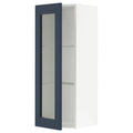 White Wall Cabinet with Glass Door C646085