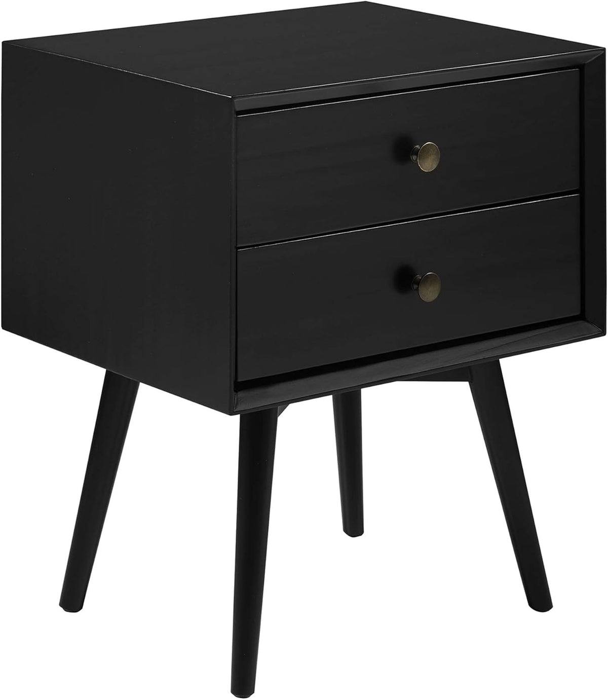 2 Piece 2 Drawer Solid Wood Nightstand Set I354427