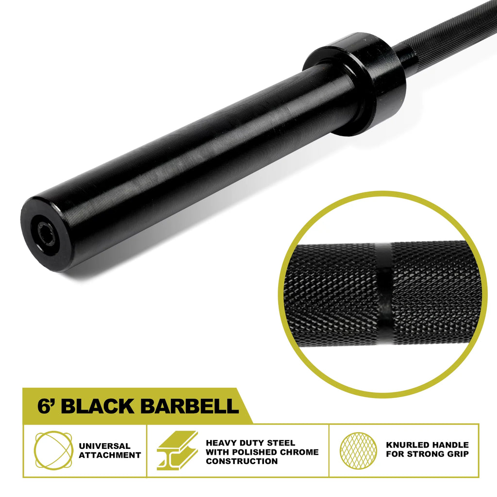 2-Inch Olympic Barbell Weight Bar 7ft 700-Pound Capacity O7432