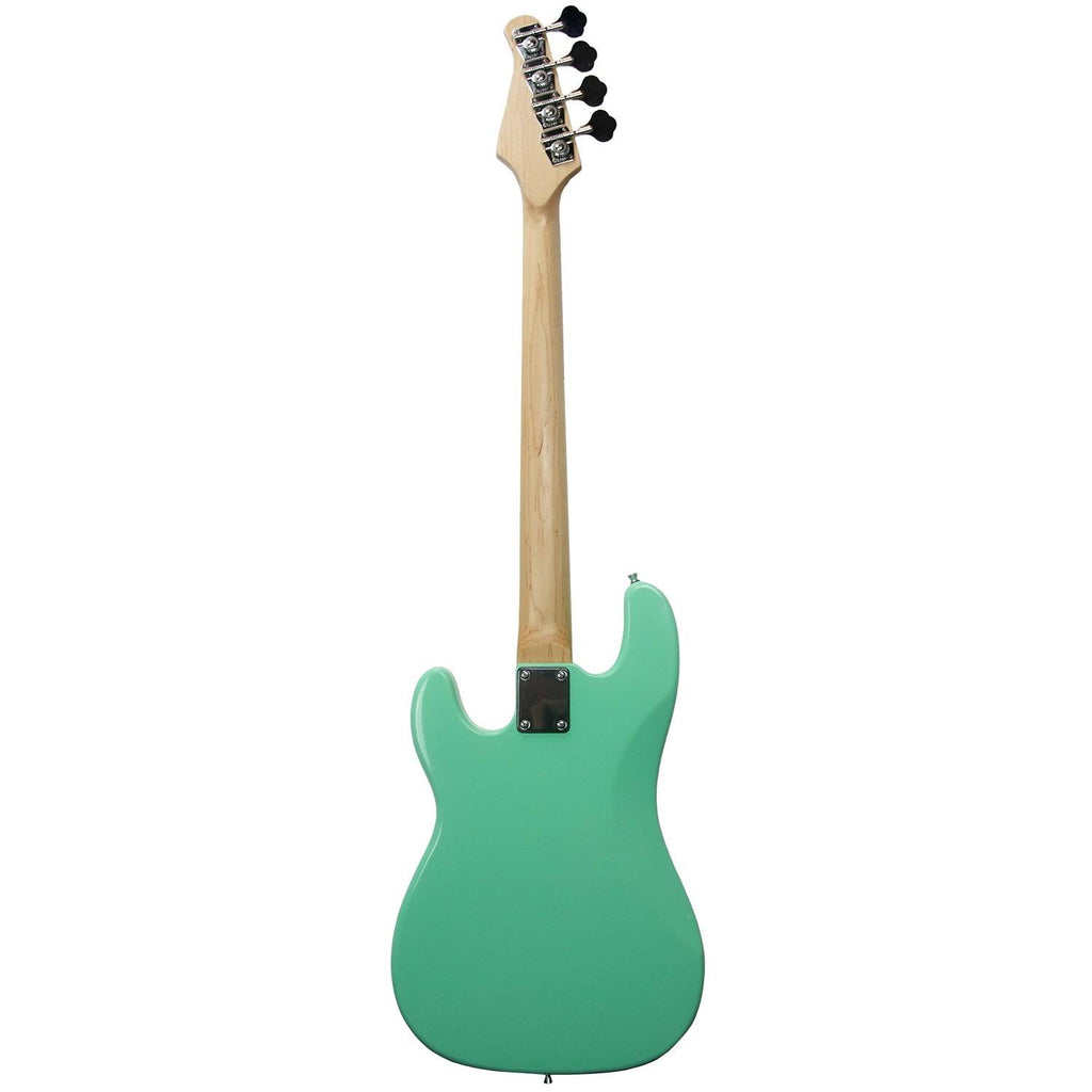 Surf Green Electric Bass Guitar with Pearl Pickguard B342