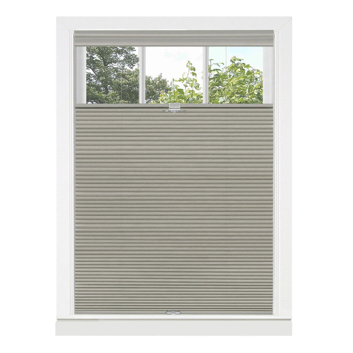 Cordless Cellular Shade 23"L x 64"W Dove Grey Z639241