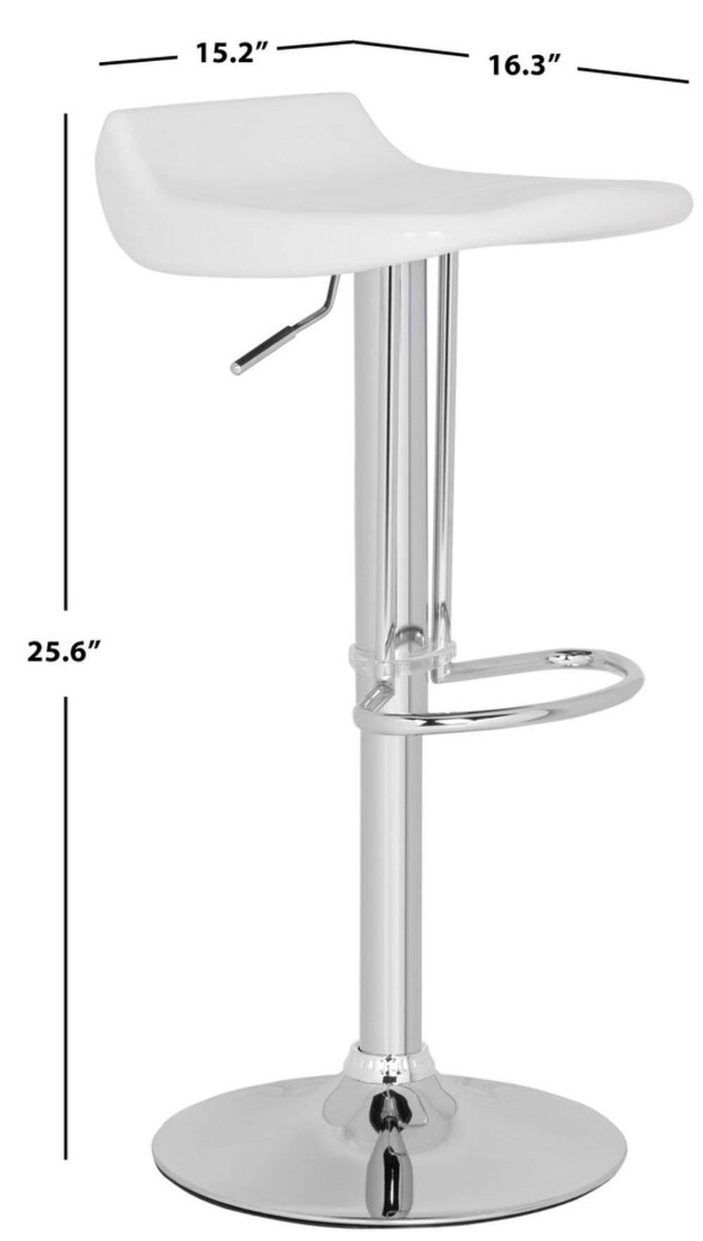 White Swivel Bar Stool E4701