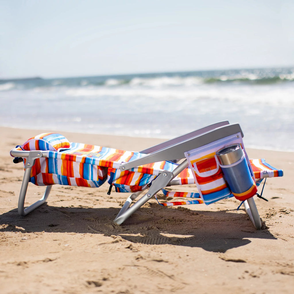2-Pack Lay Flat Reclining Beach Chair D645174