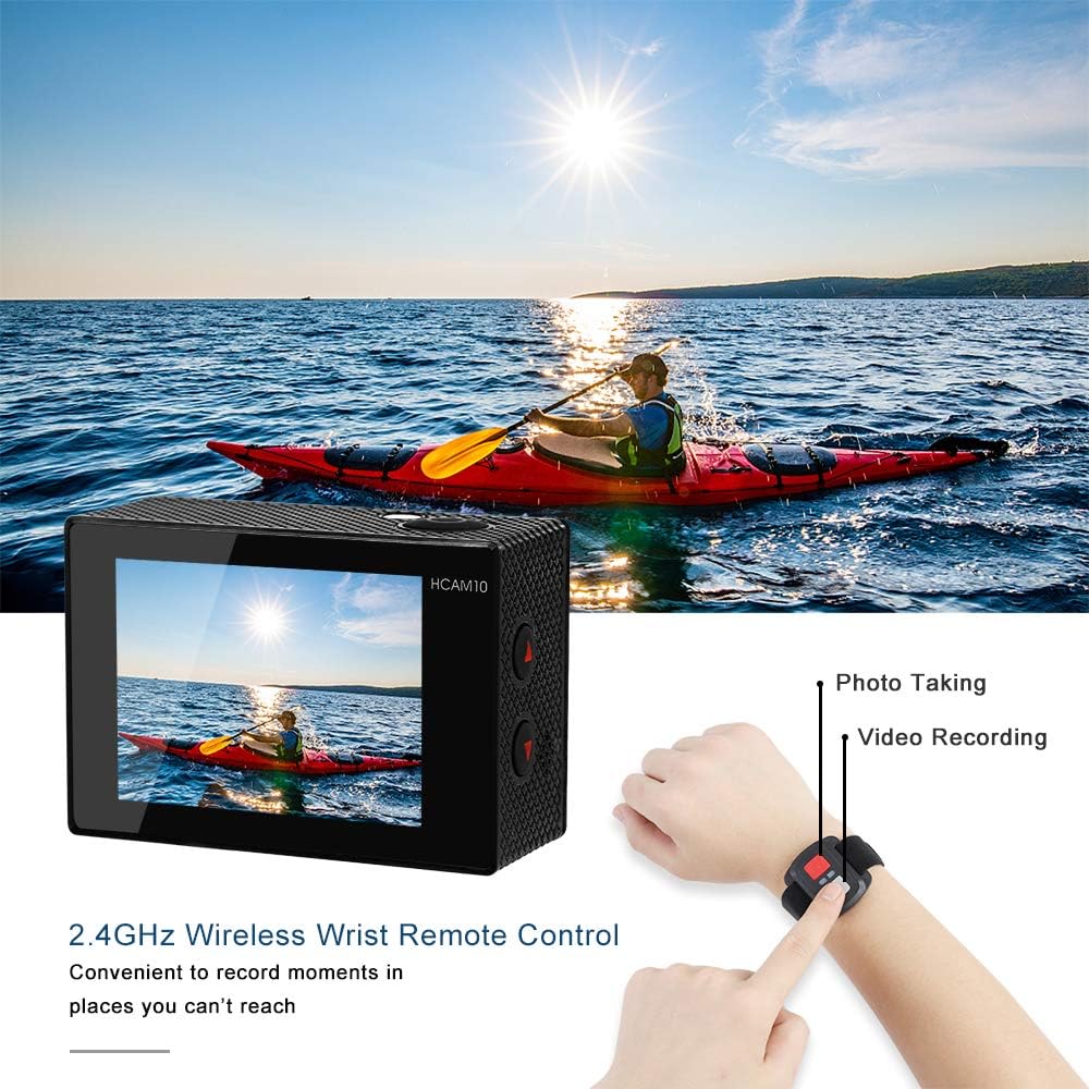 4K Waterproof Action Camera with Wide Angle Lens K2655