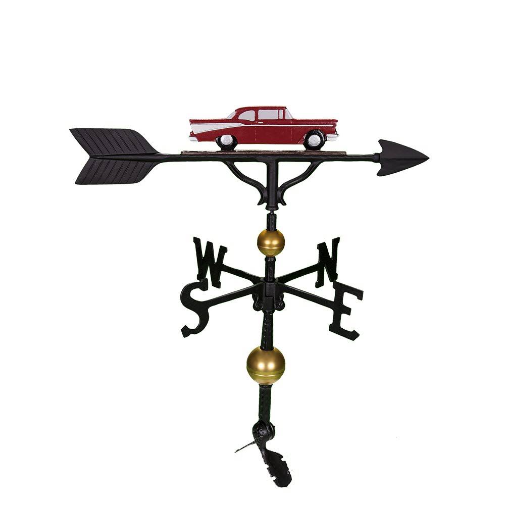 Red Classic Car Weathervane Y8943