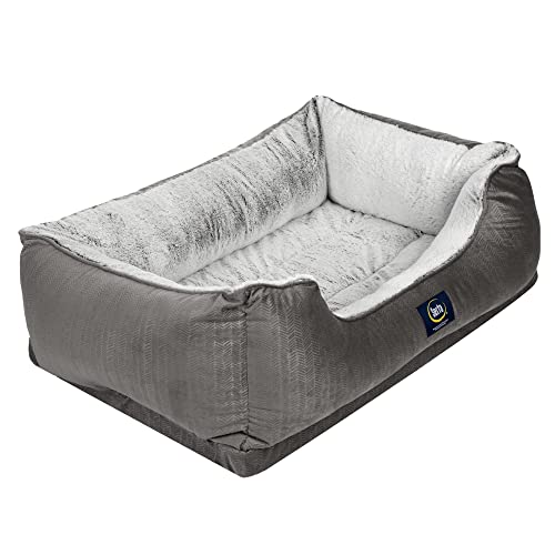 Slate Gray X-Large Orthopedic Dog Bed Y69684
