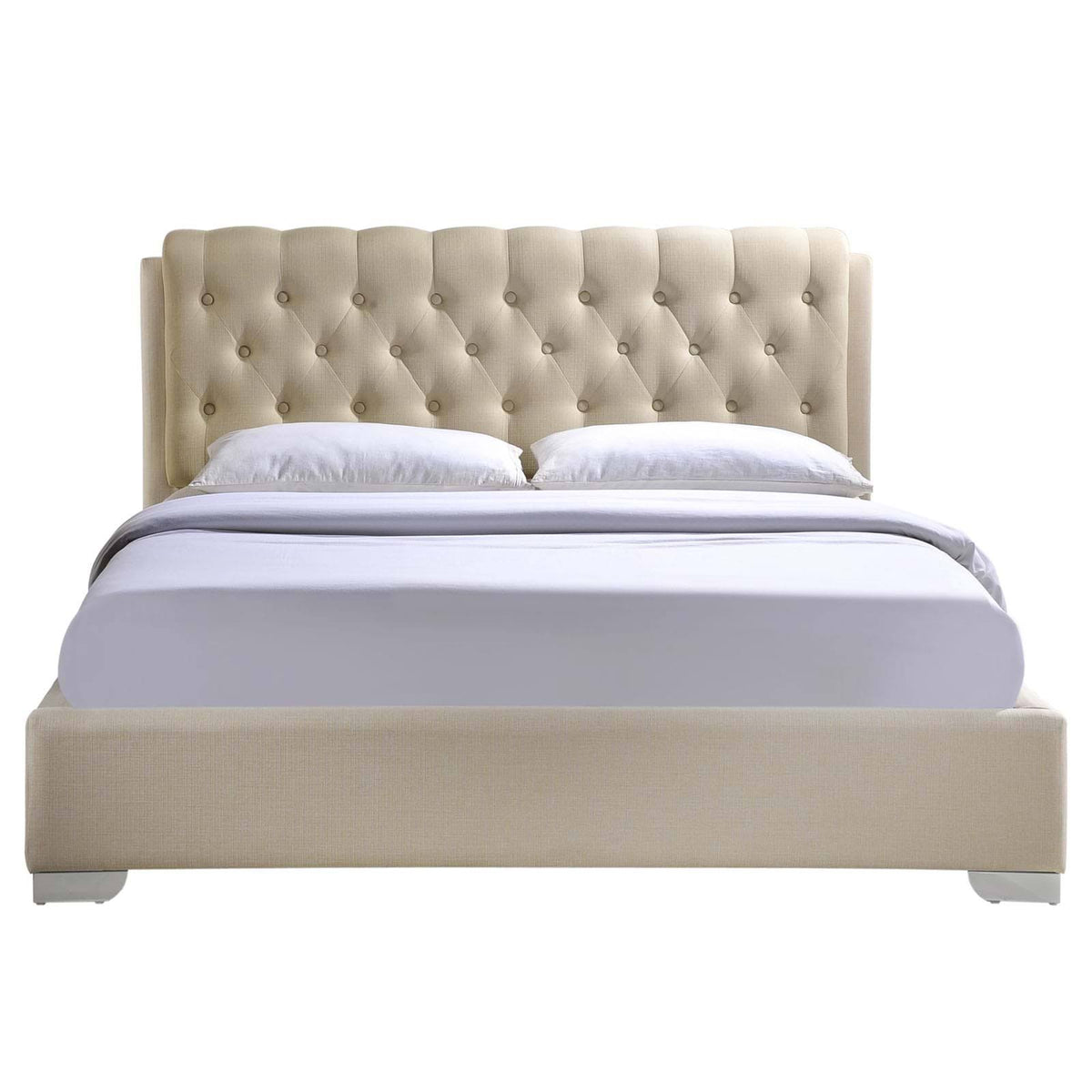 Queen Fabric Bed G365