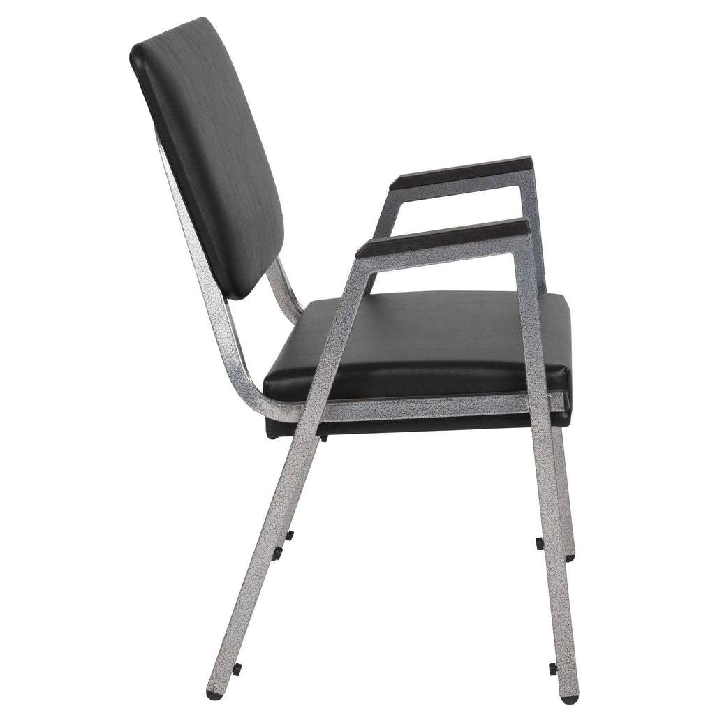 Black Vinyl Bariatric Arm Chair X11582
