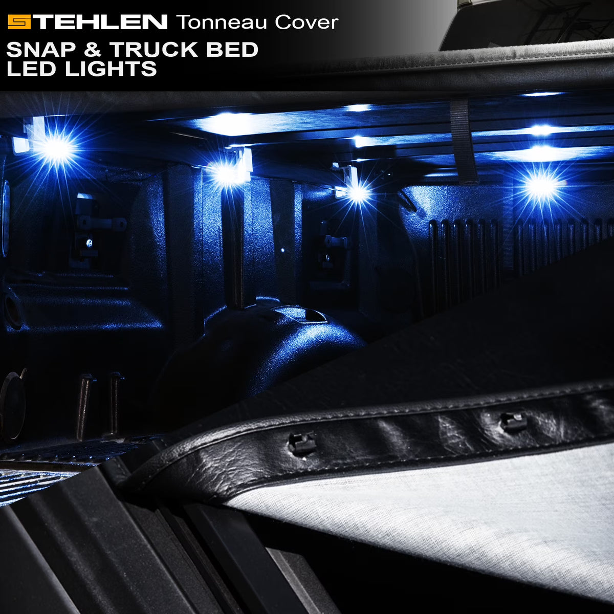 Tonneau Cover with Truck Bed LED Lights Z68167
