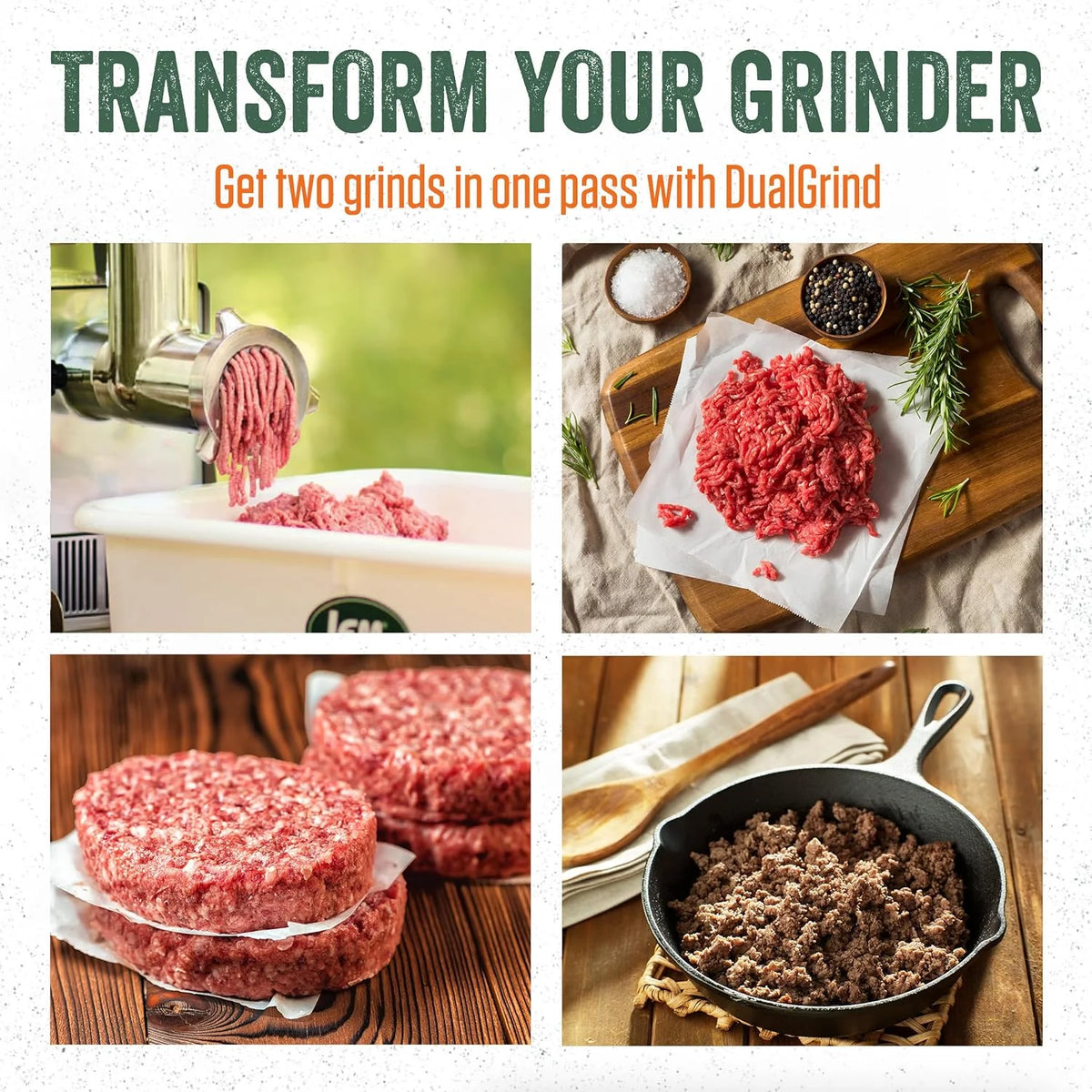 Stainless Steel Meat Grinder Attachment J8036