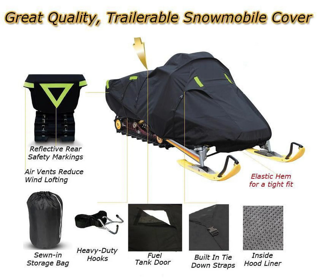 Trailerable 600 Denier Snowmobile Cover V69392