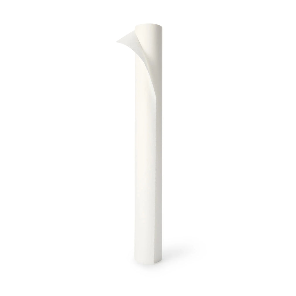 White Crepe Table Paper 24'' W x 125' L 12 Rolls B470036