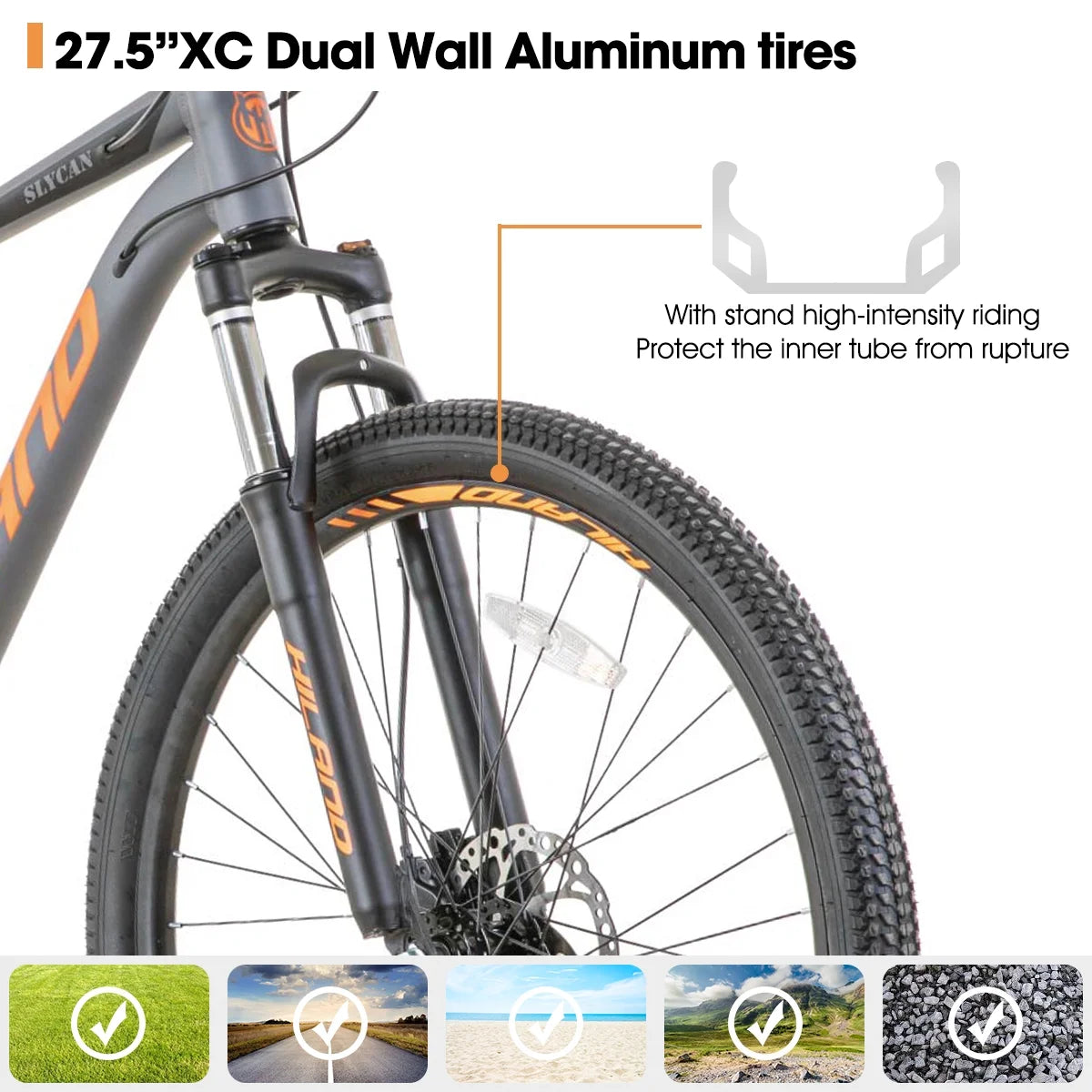 Aluminum 21 Speeds 27.5 inch Wheel Mountain Bike P588918