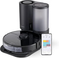 White Robot Vacuum and Sonic Mop with Auto-Empty Dock L147620