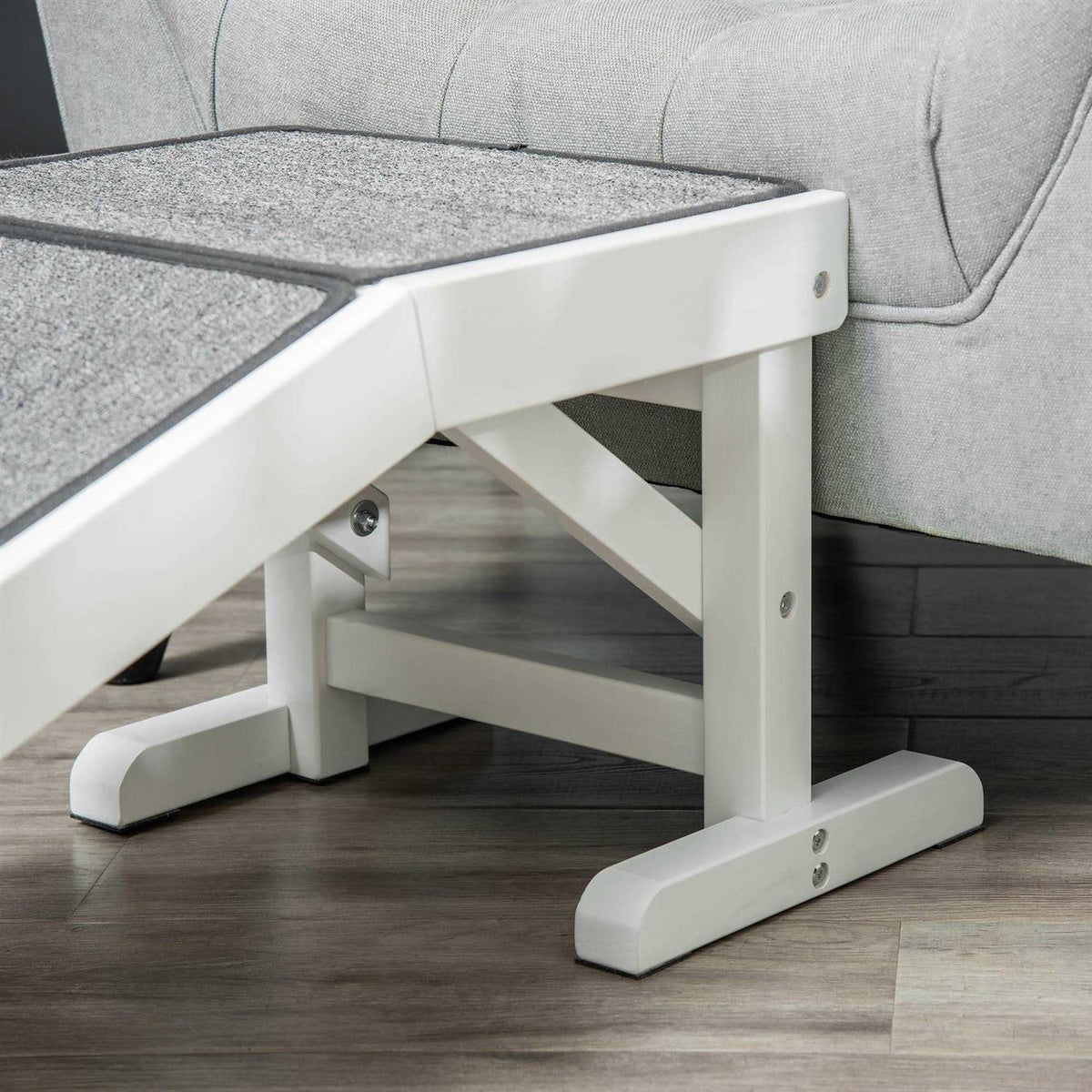 Pet Ramp with Non-Slip Carpet and Top Platform Z12272