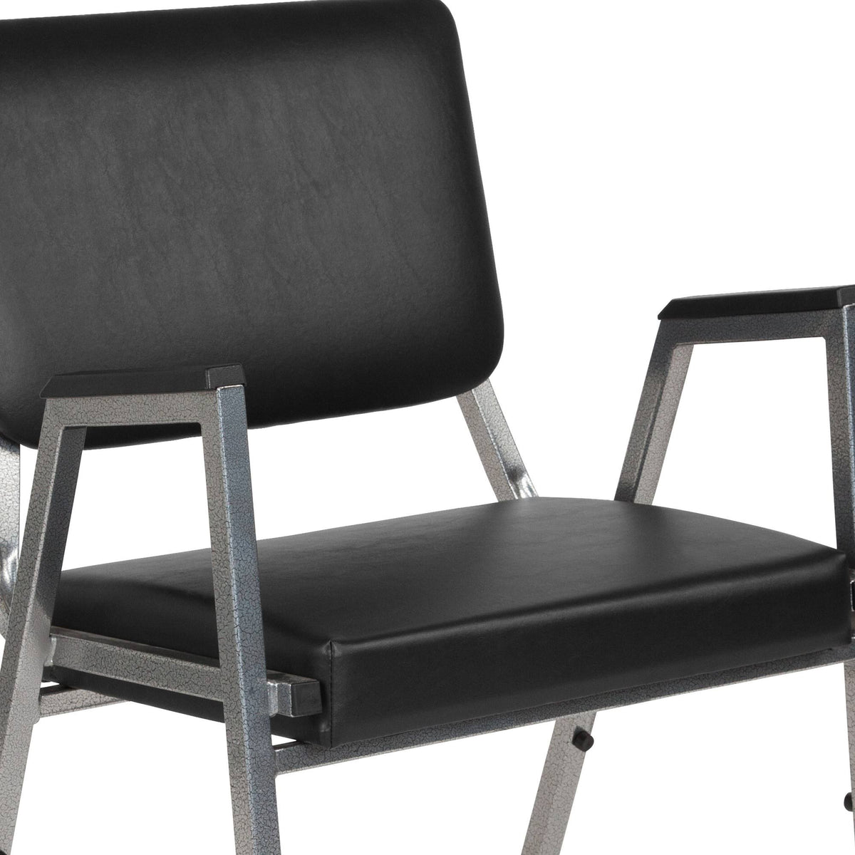 Black Vinyl Bariatric Arm Chair X11582