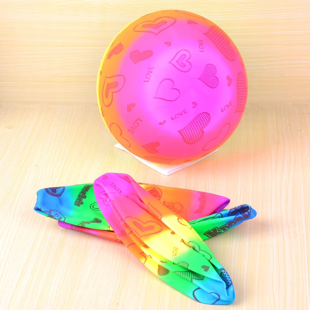 Rainbow Inflatable Beach Volleyball Toys 3pcs S769473