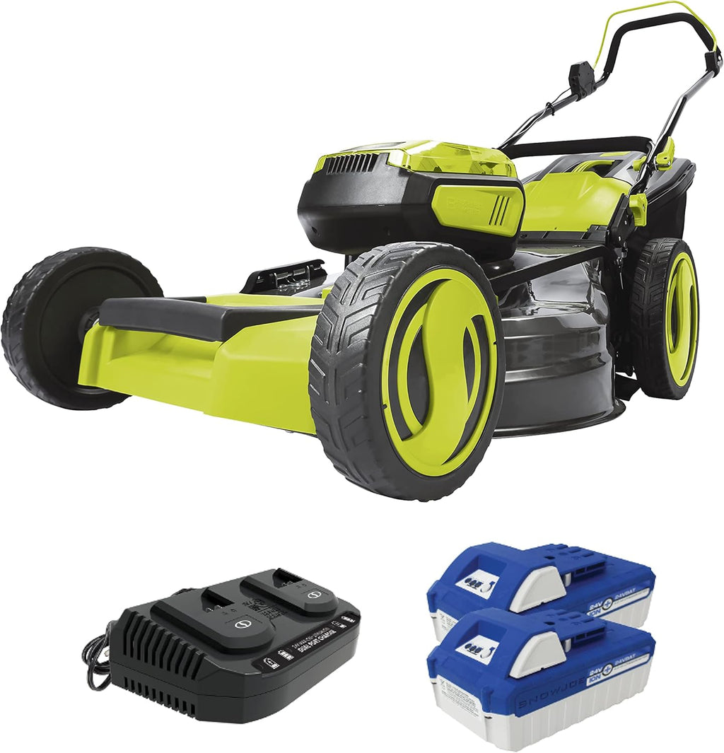 Cordless Mulching Lawn Mower with 11-Gallon Grass Catcher D6803