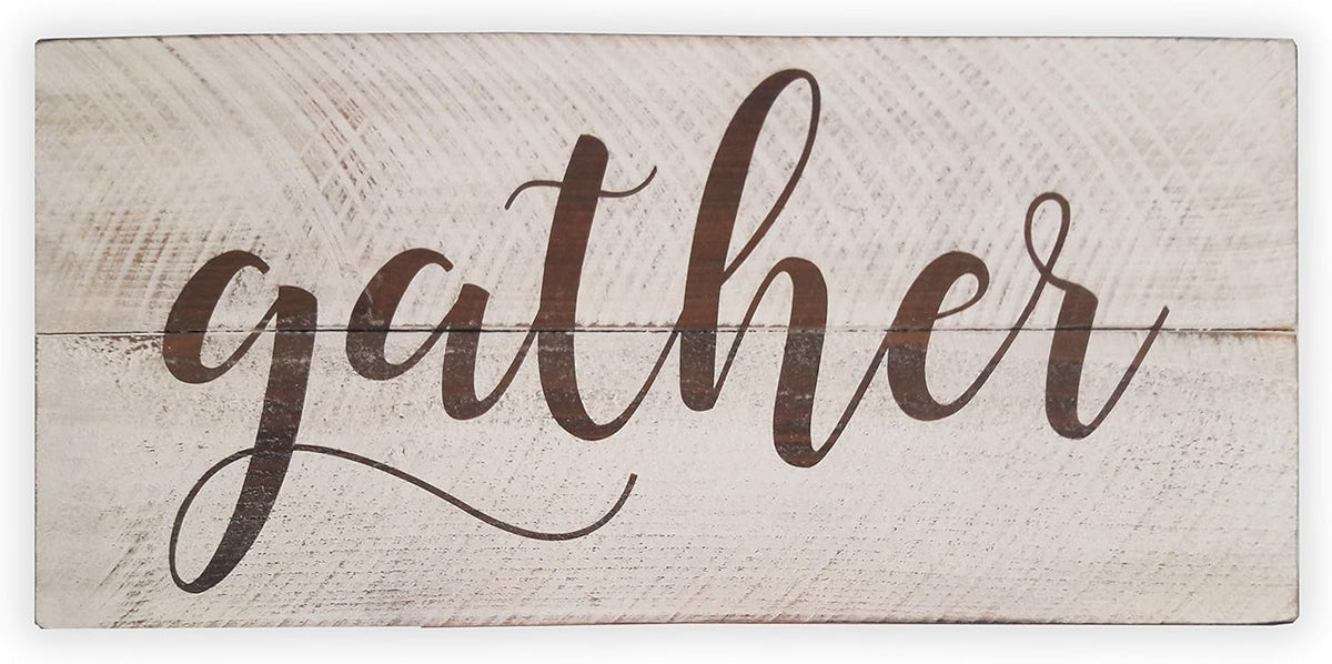 Rustic Engraved Wood Sign X23074