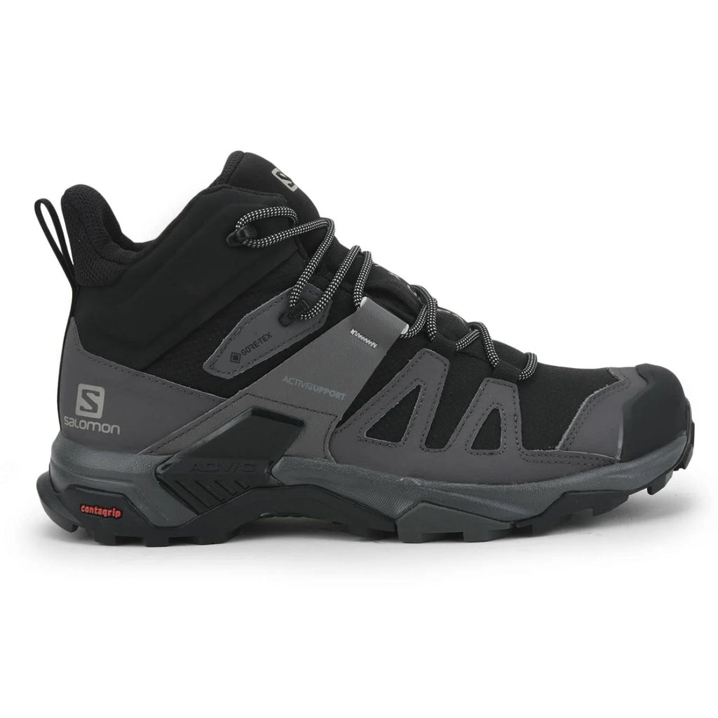 Black Mid Hiking Shoes N8038