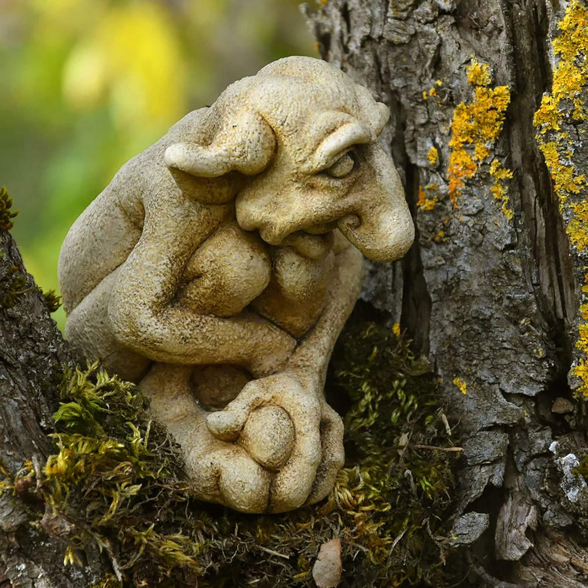 Cast Stone Troll Statues W63641