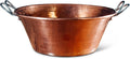 4 Qt 12 In Solid Copper Hand Hammered Jam Pan P5166