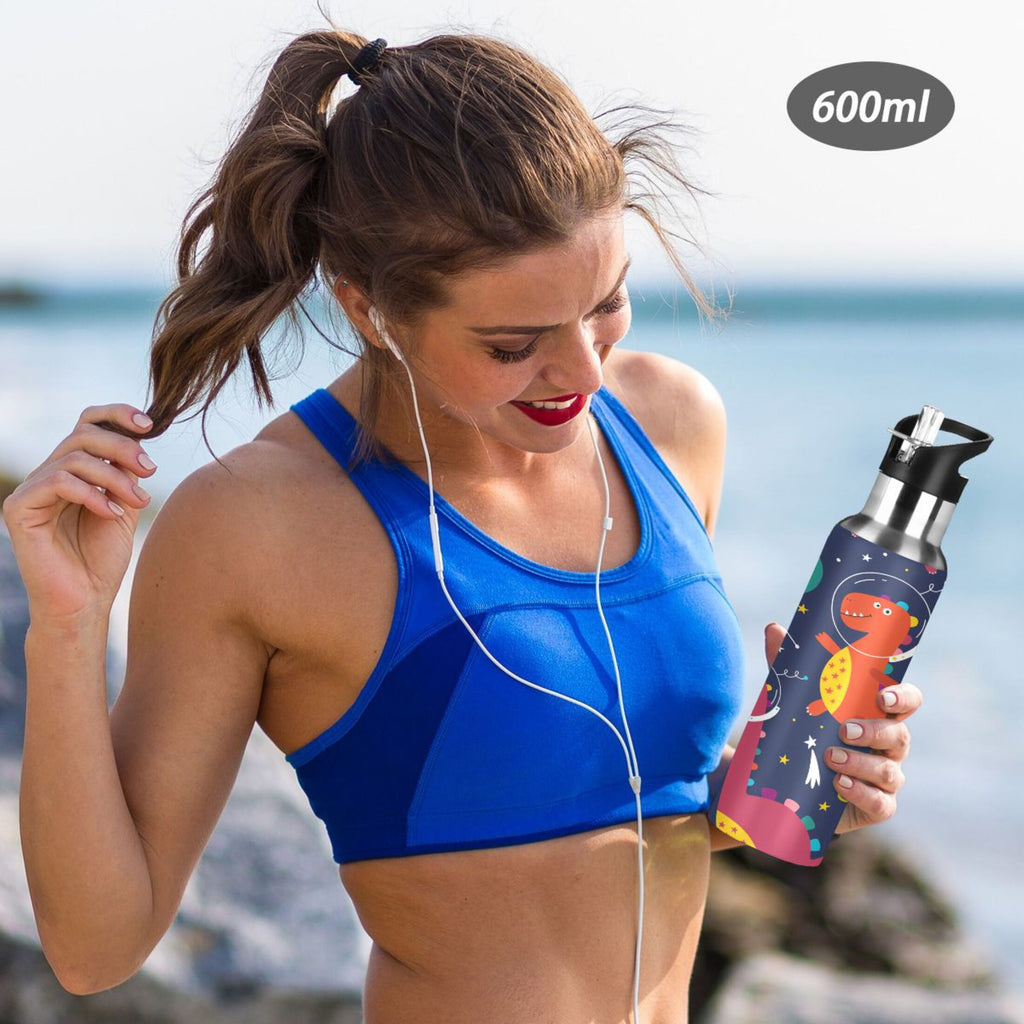 Stainless Steel Insulated Water Bottle with Straw Lid G50119
