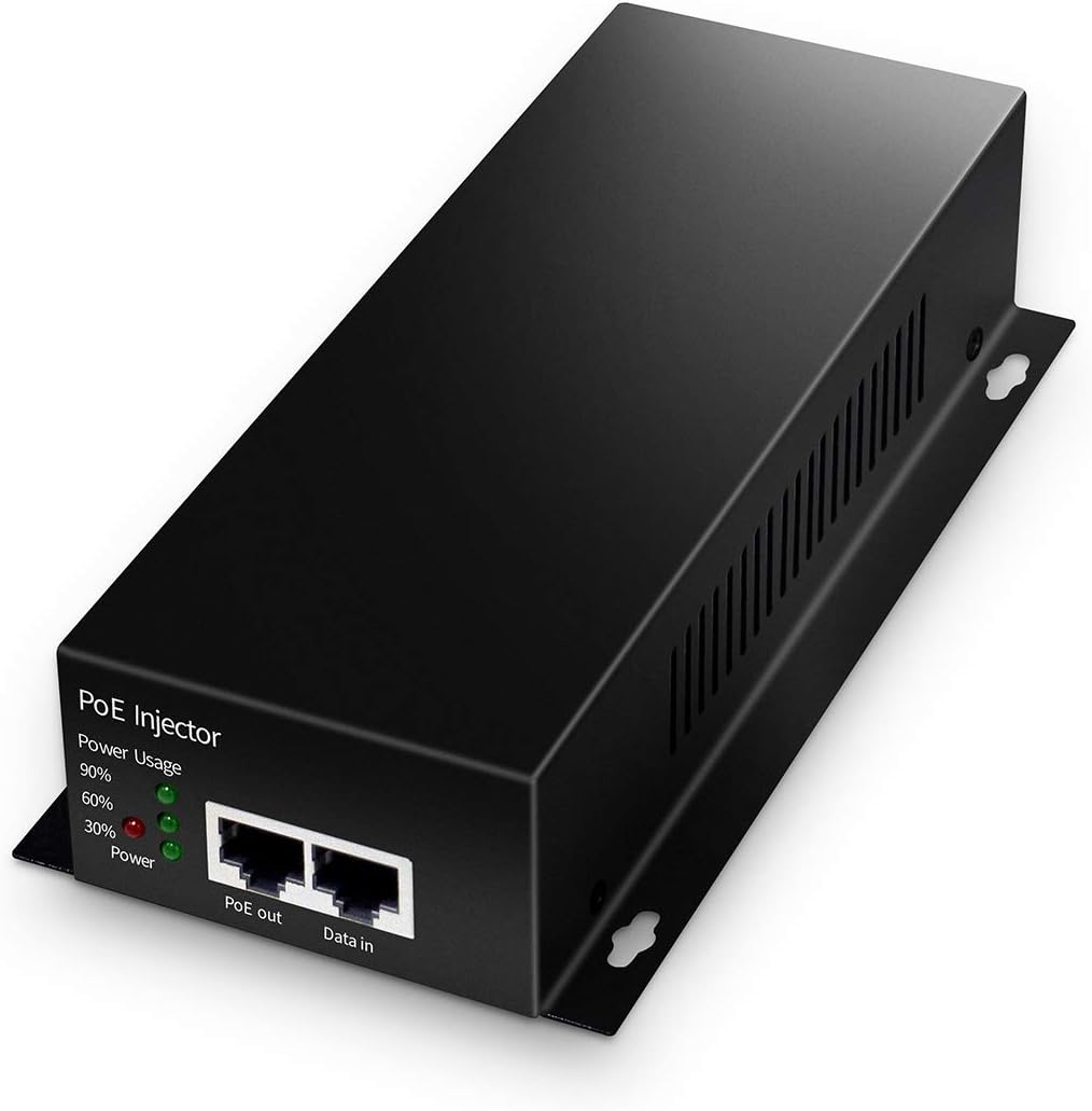 60W Gigabit PoE+ Injector Metal O117182