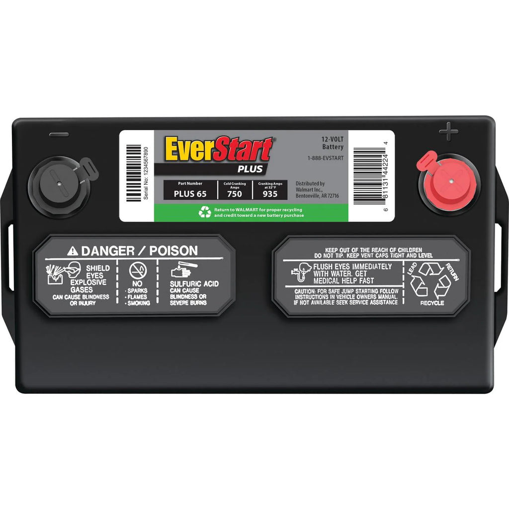 Lead Acid Automotive Battery Group Size 65 12 Volt 750 CCA J104