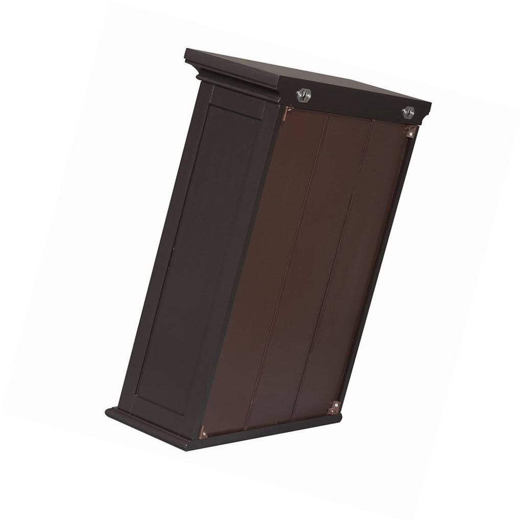 Dark Espresso Wall Cabinet with 2 Doors U735249
