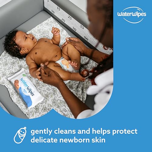 Plastic-Free Unscented Baby Wipes, 60 Count (Pack of 12) F364