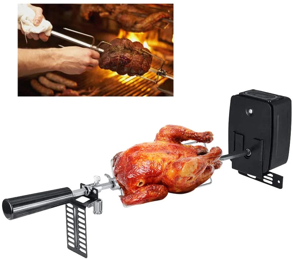 Stainless Steel Electric BBQ Rotisserie Motor Rod Kit D672378
