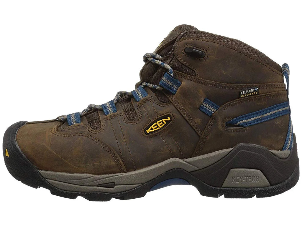 Cascade Brown/Orion Blue Steel Toe Waterproof Mid Work Boots Q257