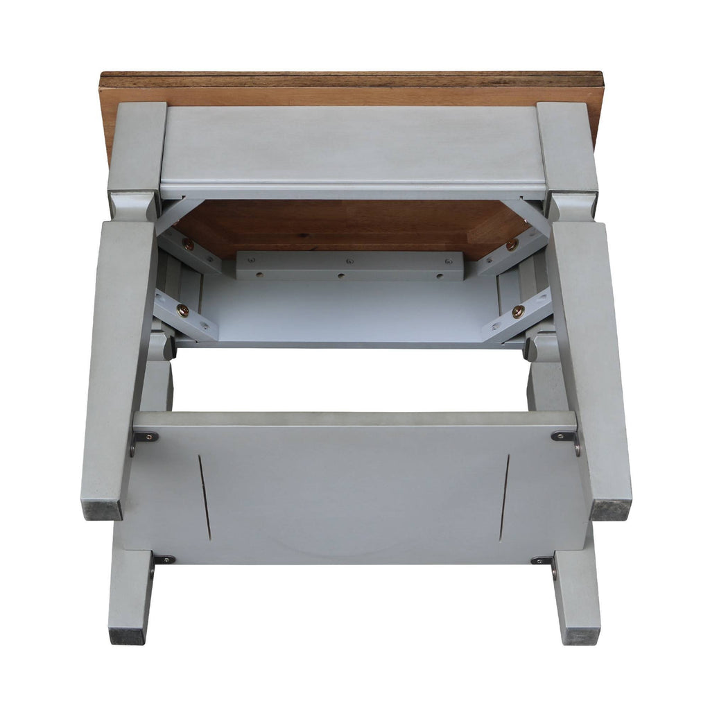Vista Side Table Hickory Stone Finish U3620