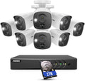 16CH 5MP Lite CCTV Camera System with 8 × 1080P Weatherproof Bullet Security Cameras, 2 TB Hard Drive P9224