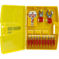 Yellow Ready Access Padlock Station Kit with 10 Padlocks D718140