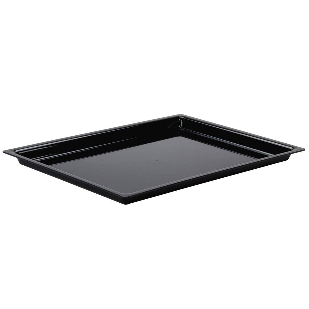 18 x 26 in. Black Shallow Tray Y63701