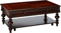 Brown Rectangular Castered Cocktail Table X255135