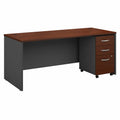 Office Desk with Mobile File Cabinet, 72w x 30D J362147