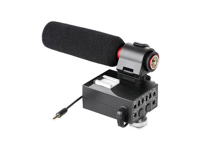 2-Channel XLR On-Camera Audio Adapter and Mixer Q5996