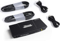 2 Port DisplayPort 4K 60Hz KVM Switcher with Cables Y348417