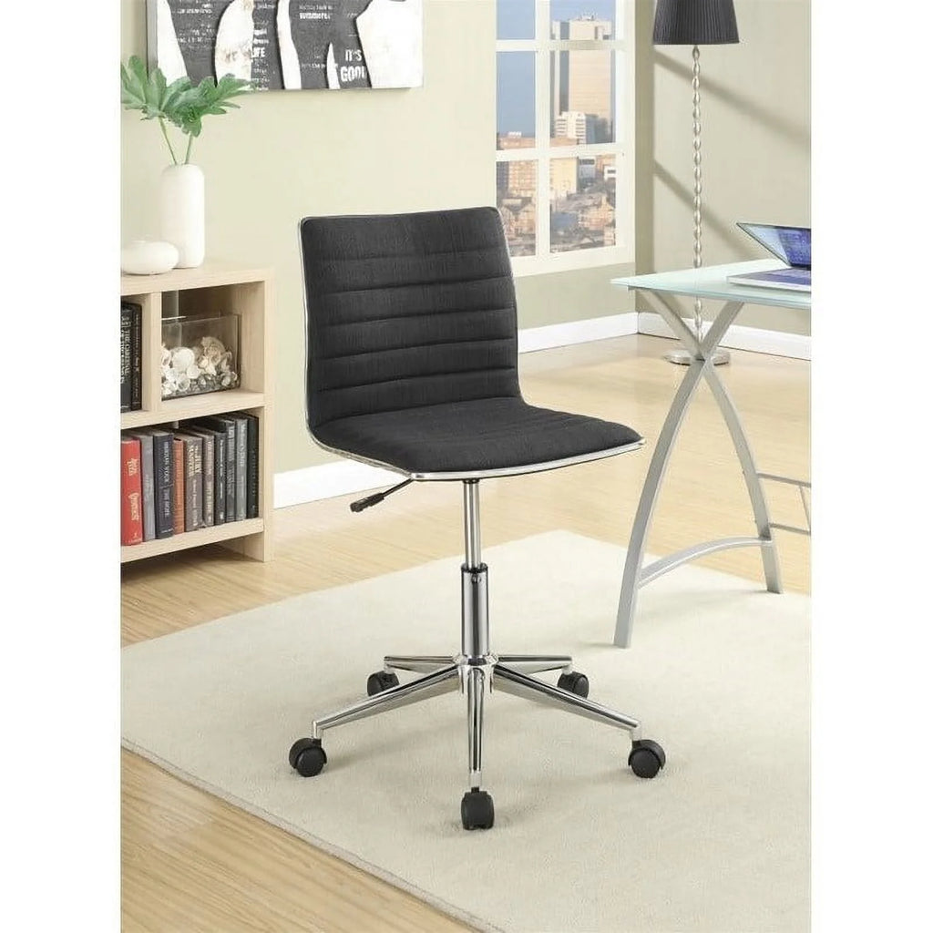 3 Piece Office Chair Computer Desk and Mobile File Cabinet N8131