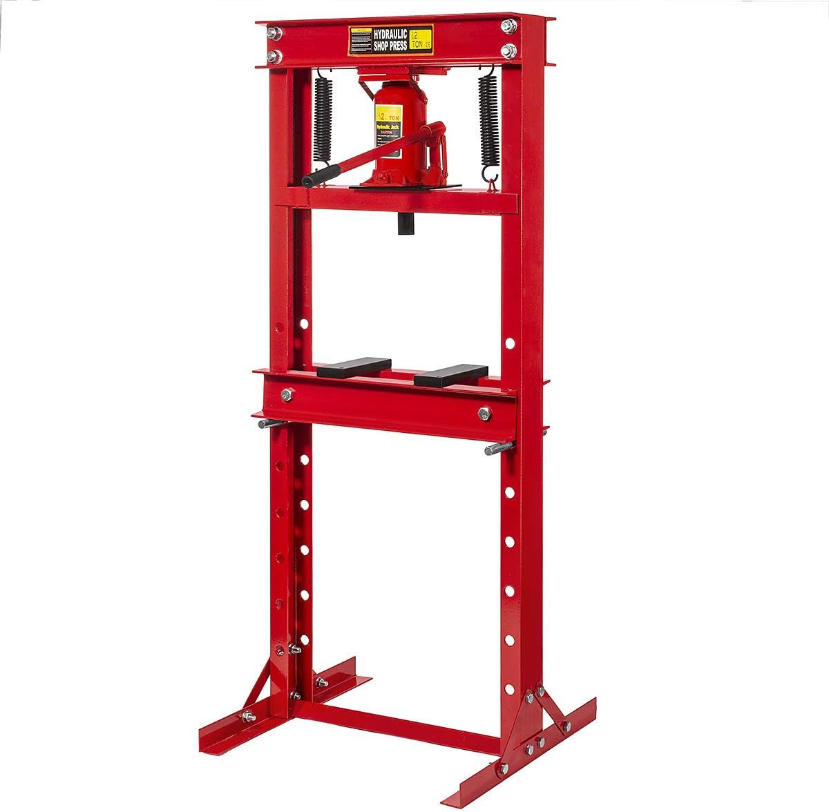 Red 12 Ton Capacity Floor Press with Plate Equipment N771